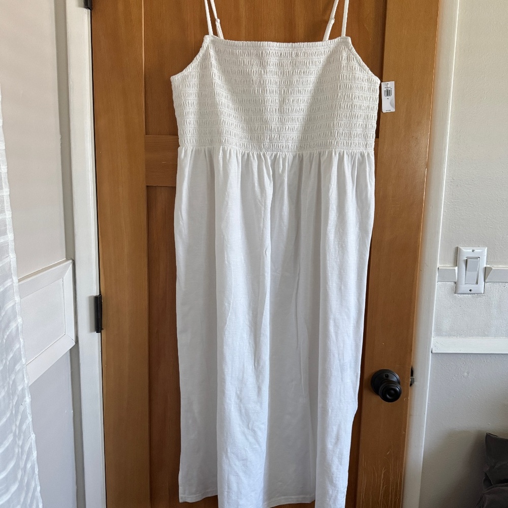Old Navy White White Sundress Size XL
